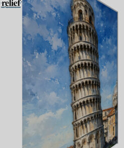 Alternative view of Leaning Tower Pisa