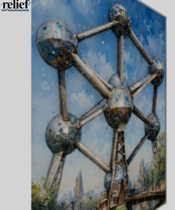 Alternative view of Atomium Brussels