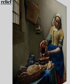 Alternative view of The Milkmaid by Jan Vermeer