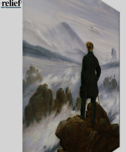 Alternative view of Wanderer above the Sea of Fog by David Friedrich