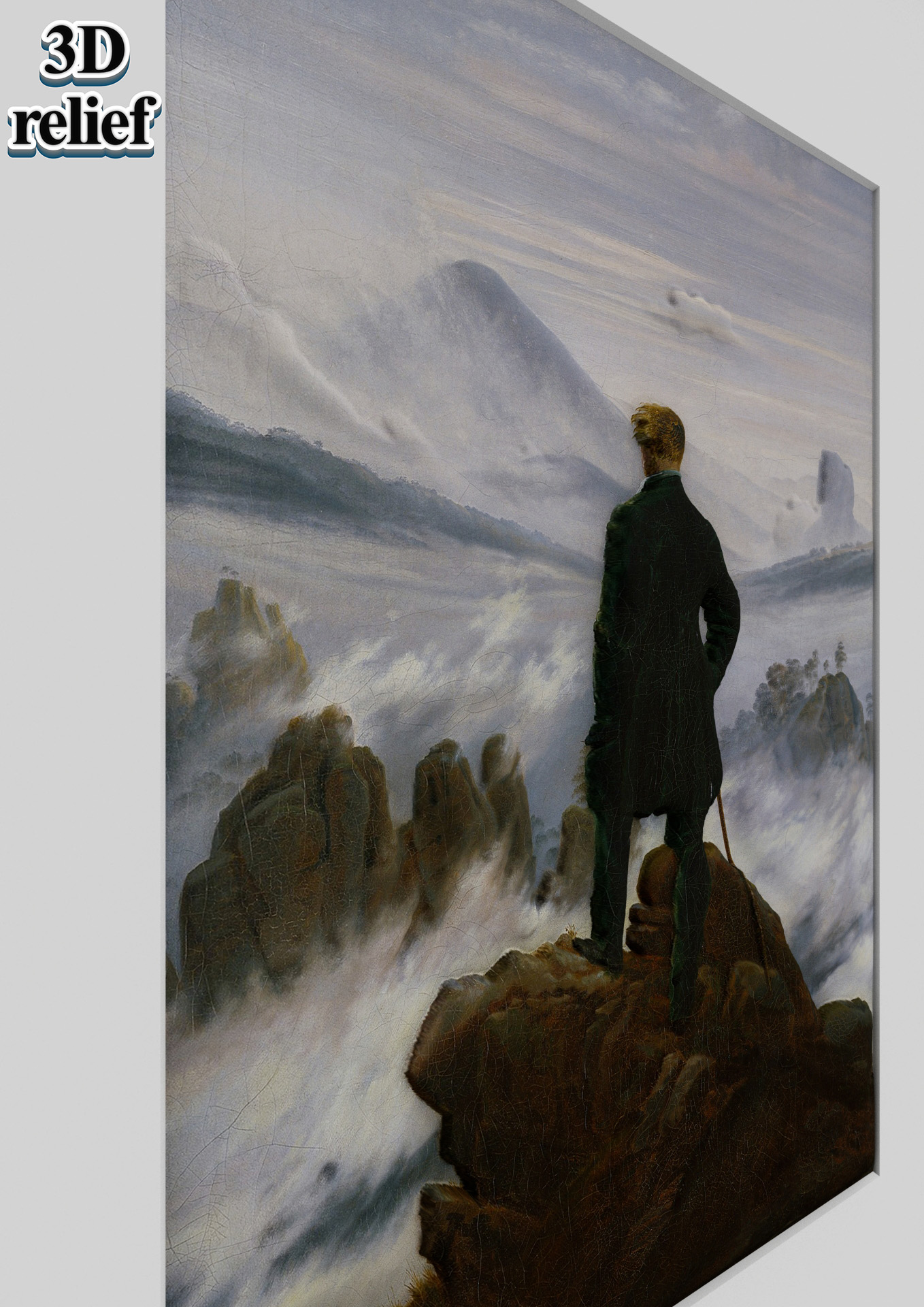 Wanderer above the Sea of Fog by David Friedrich - Image 2
