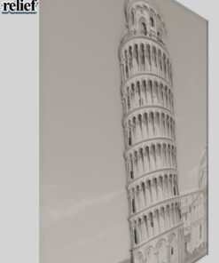 Alternative view of Leaning Tower Pisa