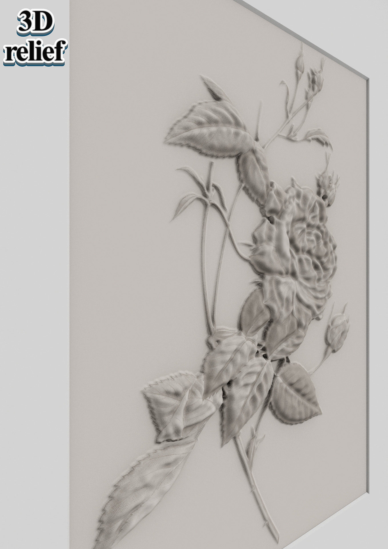 Rosa Indica by Redouté - Image 2